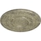 Ekena Millwork Dauphine Ceiling Medallion (Fits Canopies up to 13 1/4"), 33 7/8"OD x 1 3/8"P, Castle Stone Crackle CM33DACSC - alternate 2